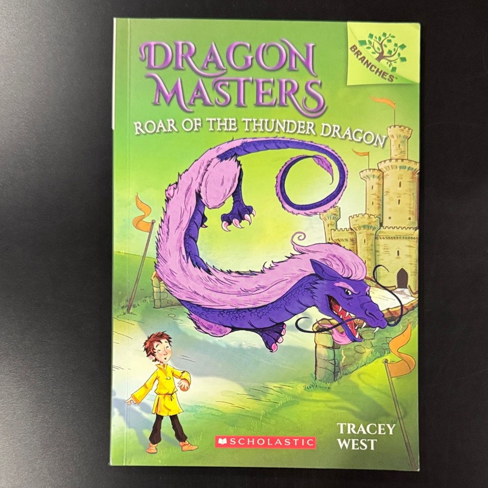 Dragon Masters #8: Roar of the Thunder Dragon by Tracey West - Scholastic Novel